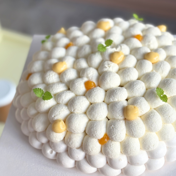 Maison Romy - Entremets - Pavlova Fruits Exotiques