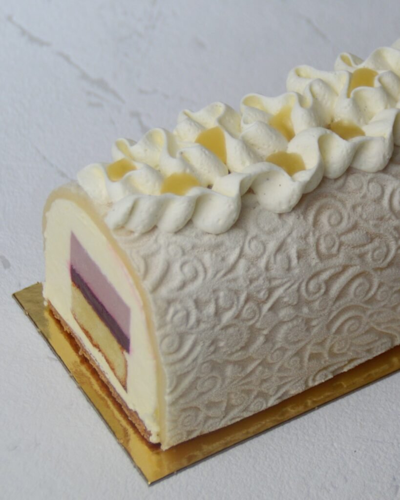 Buche de Noël Citronné et Framboise
